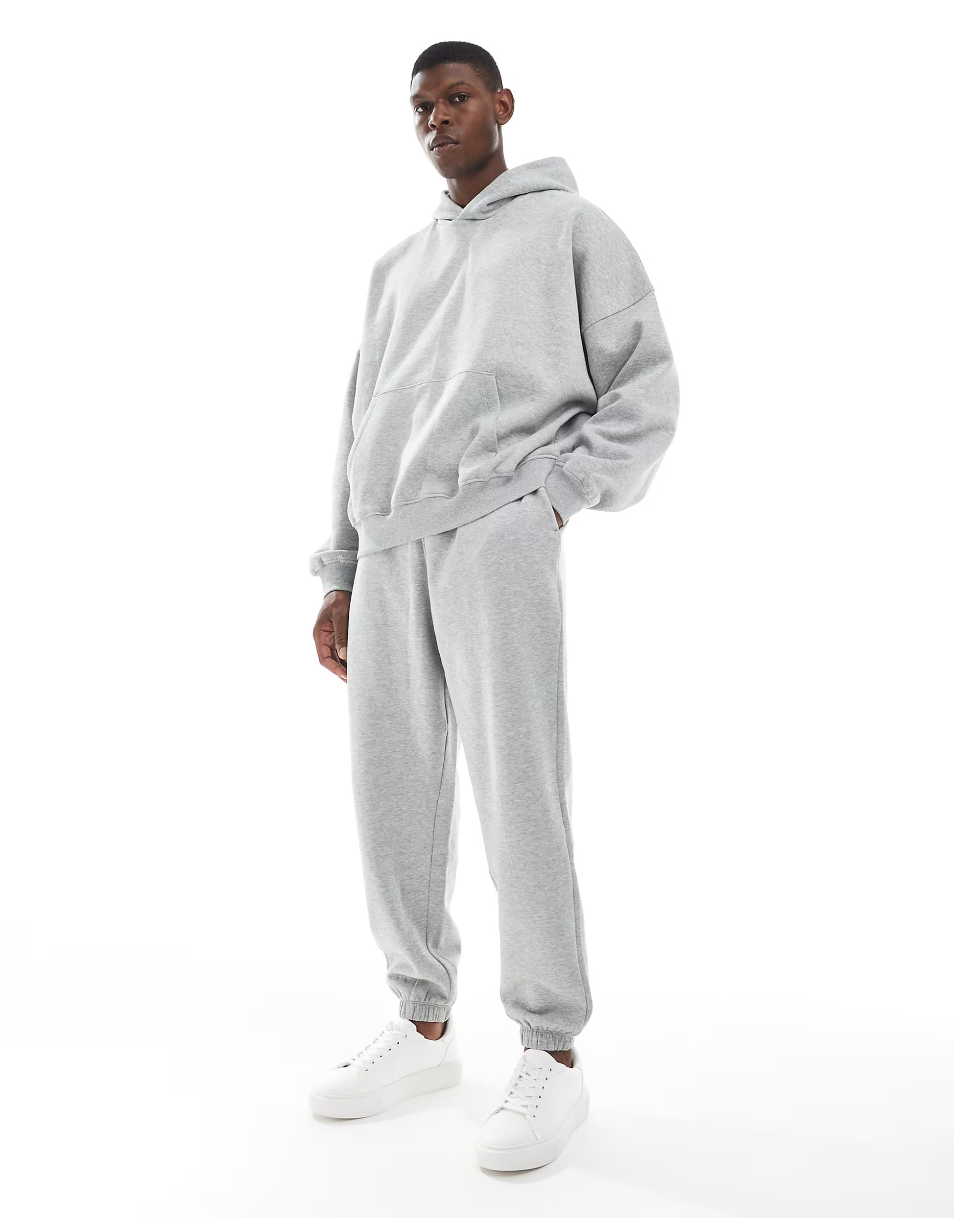 ASOS DESIGN essentials relaxed jogger in grey marl | ASOS | ASOS (Global)