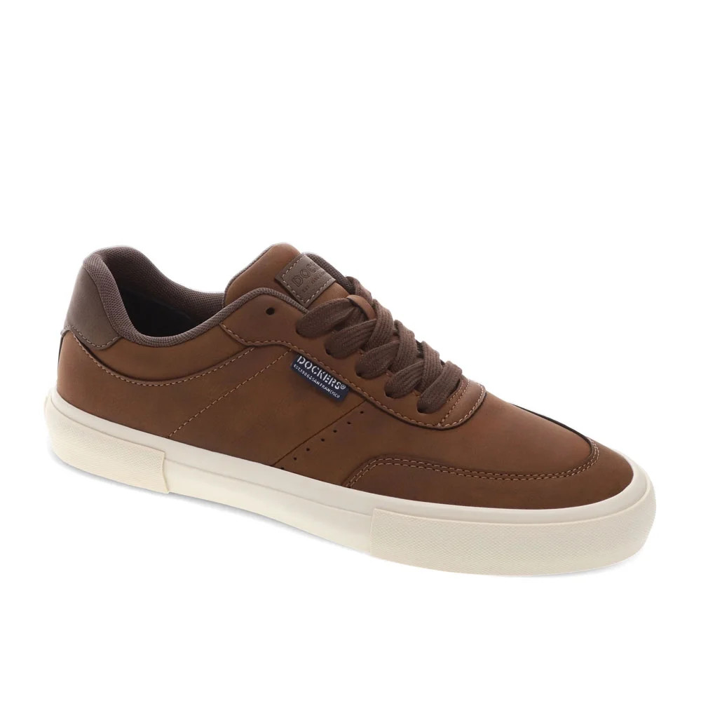 Dockers Mens Marco Synthetic Leather Casual Lace Up Sneaker Shoe | Walmart (US)