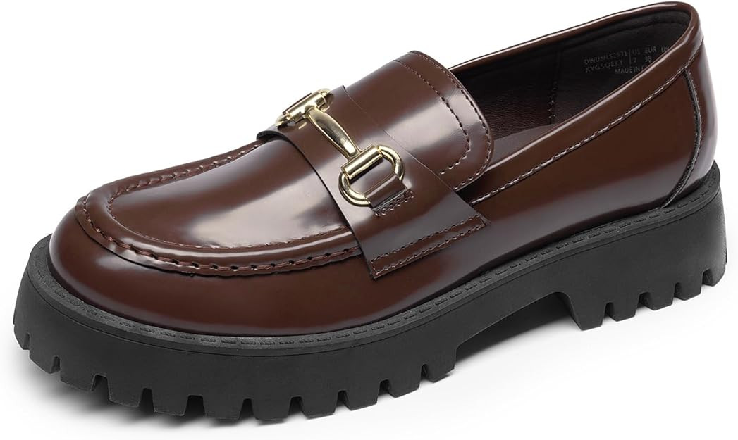 DREAM PAIRS Loafers for Women Penny Loafer Shoes | Amazon (US)
