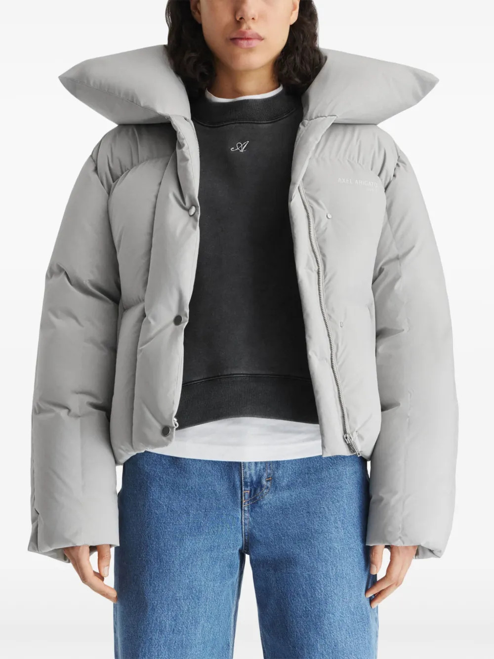 Axel Arigato Mist Puffer Jacket | Grey | FARFETCH | Farfetch Global