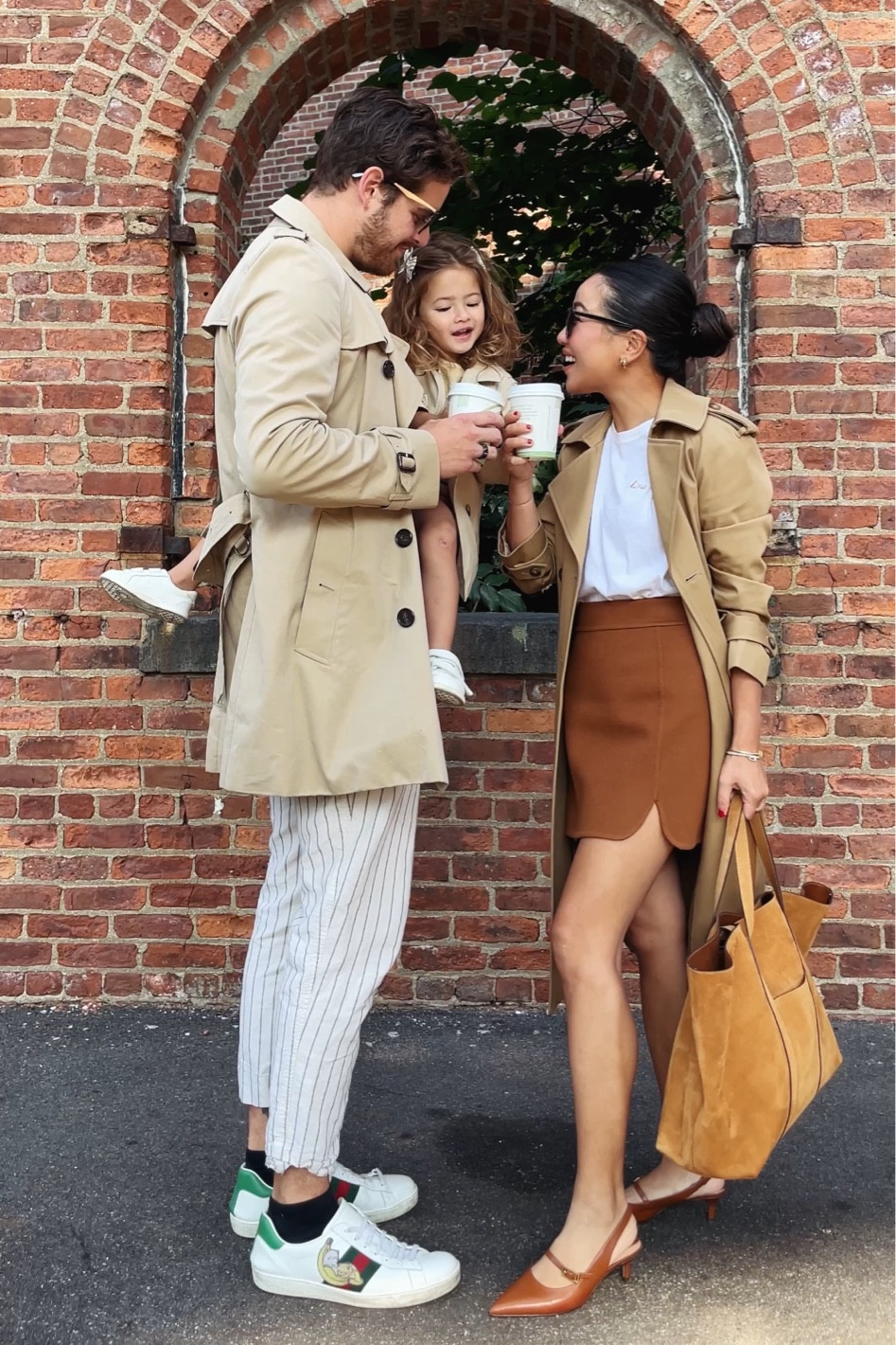 Trench season 🍂 Full outfit details and a list of gorgeous trench coats for this season!

What I’m Wearing: for size reference, I’m 5 ft 105 pounds. 

TRENCH: Sezane trench coat. Size 0. Petite friendly length. Great mid weight material, relaxed shoulders, lined and can be cinched with belt. Relaxed tailored fit. 

SKIRT: Sezane skirt. Size 2. Wool material, beautiful color! 

SHOES: Fit TTS (I’m a size 5 and take a size 5 in these). Well padded, easy to walk in. 

BAG: Fits everything! Beautiful suede material. Can be worn on shoulders or hand held  

TRENCH COATS LIST: also here a list of gorgeous trench coats from classic to creative designs for this season  



#LTKFallSale #LTKSeasonal #LTKFamily