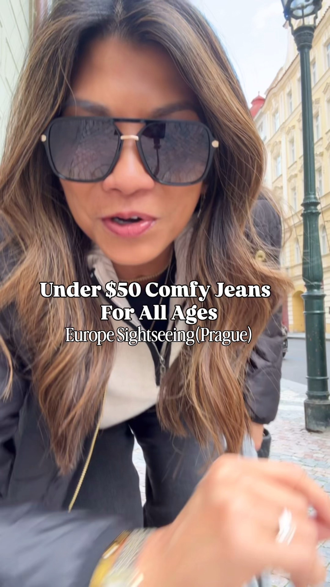 I’m 5’2” 118#ish for reference 
Europe sightseeing outfit in the fall(Prague). 
Pullover Sweater  in small.
Jeans in size 2 short length tts.
Puffer jacket in small.
Wearing thermal set in small, black
Boots tts.
Bag is the small one and fits all the essentials. 
Wearing wool socks that are comfy and kept my feet warm! 
100% Cashmere scarf, beanie and gloves are all linked .
Fall Europe outfit for sightseeing, road trip, Amazon finds, fall outfits,fashion over 40, over 50 style, midlife fashion, petite fashion,midlife fashion, affordable fashion, fashion over40 

#LTKTravel 

#LTKPetite #LTKOver40 #LTKSaleAlert