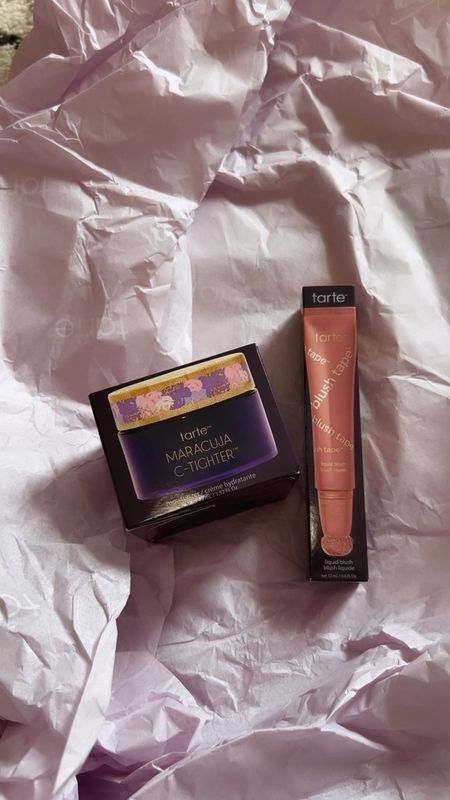 My recent Tarte order!  A small one but so good. My favorite moisturizer recently. And I can’t stop using this liquid blush!  New daily favorite since this past fall!  

#LTKfindsunder50 #LTKbeauty