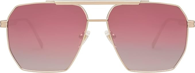 SOJOS Retro Oversized Square Polarized Sunglasses for Women and Men Vintage Shades UV400 Classic ... | Amazon (US)