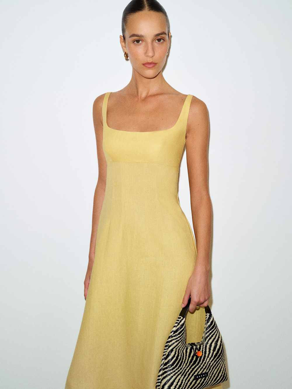 Sabine Linen Dress | Reformation (Global)
