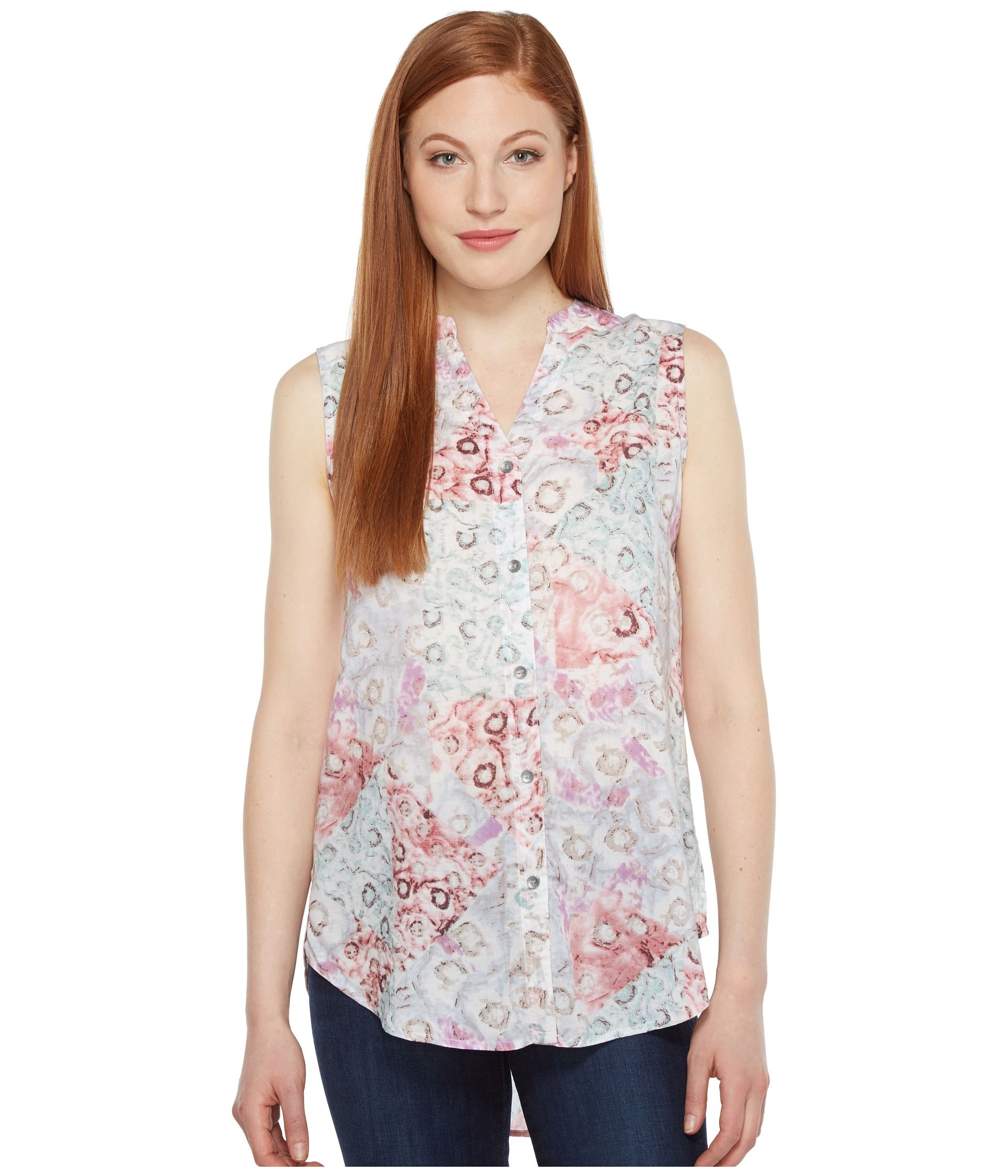 Jag Jeans Aspen Sleeveless Top in Rayon Print | Zappos