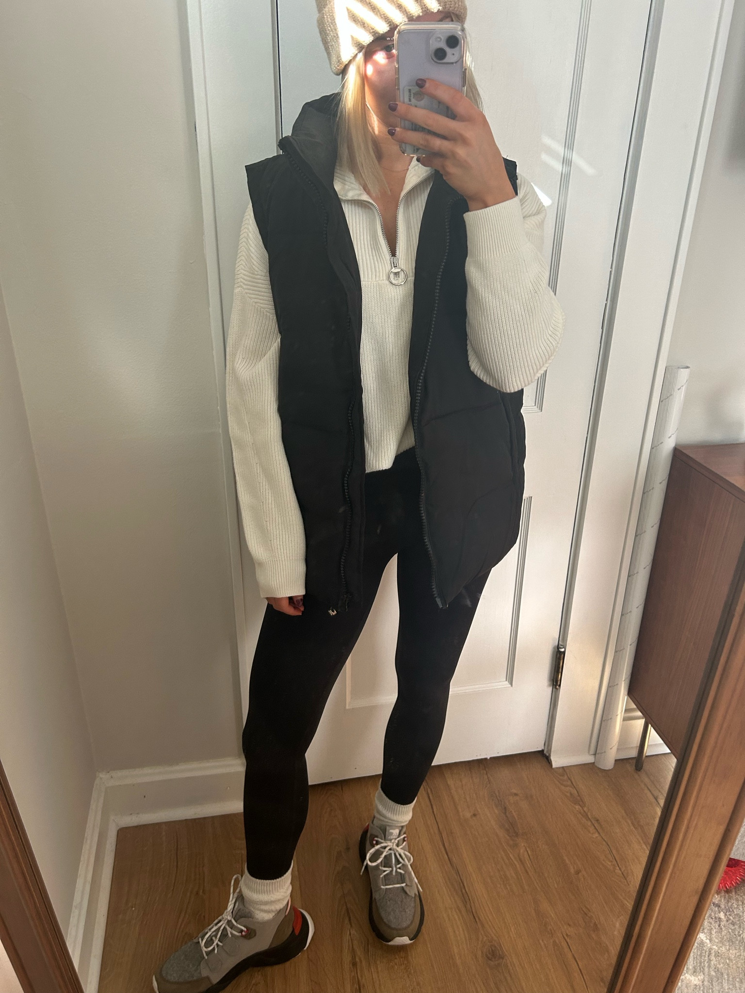 I'm frigid, so naturally boots and socks is what I reach for!!! 