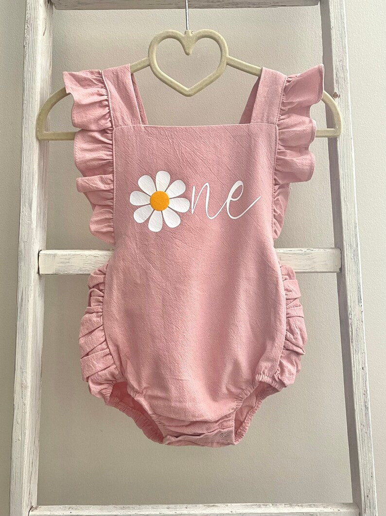 Daisy First Birthday Outfit // Daisy First Birthday Romper // - Etsy | Etsy (US)