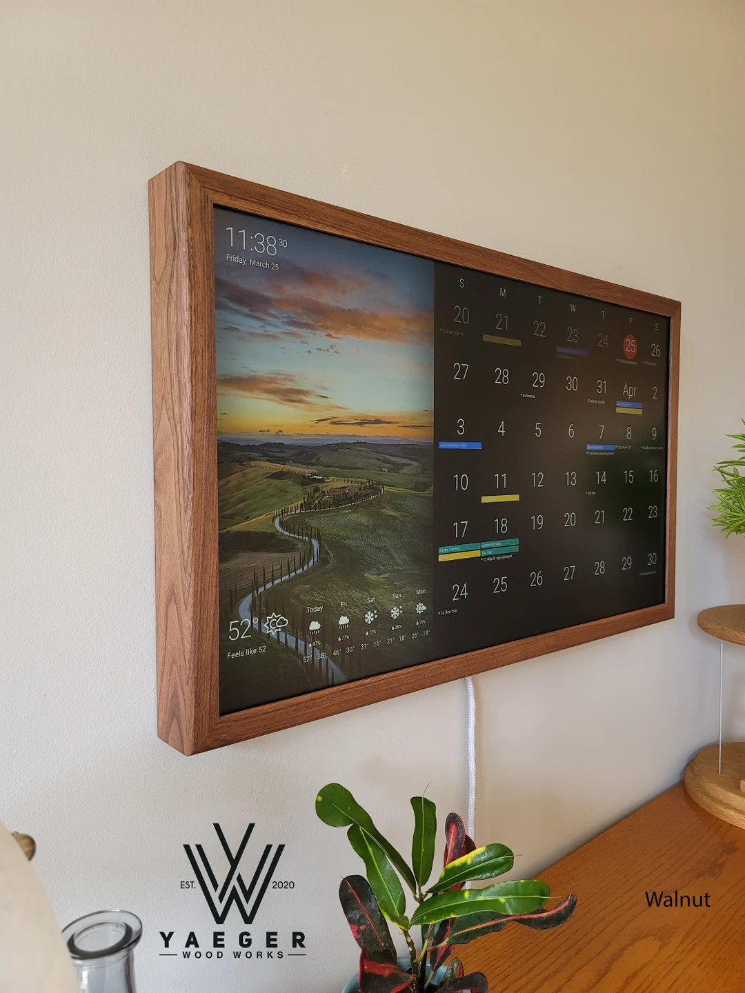 32in Smart Calendar/ Dakboard / Smart Wall Display / Photo Viewer - Etsy | Etsy (US)