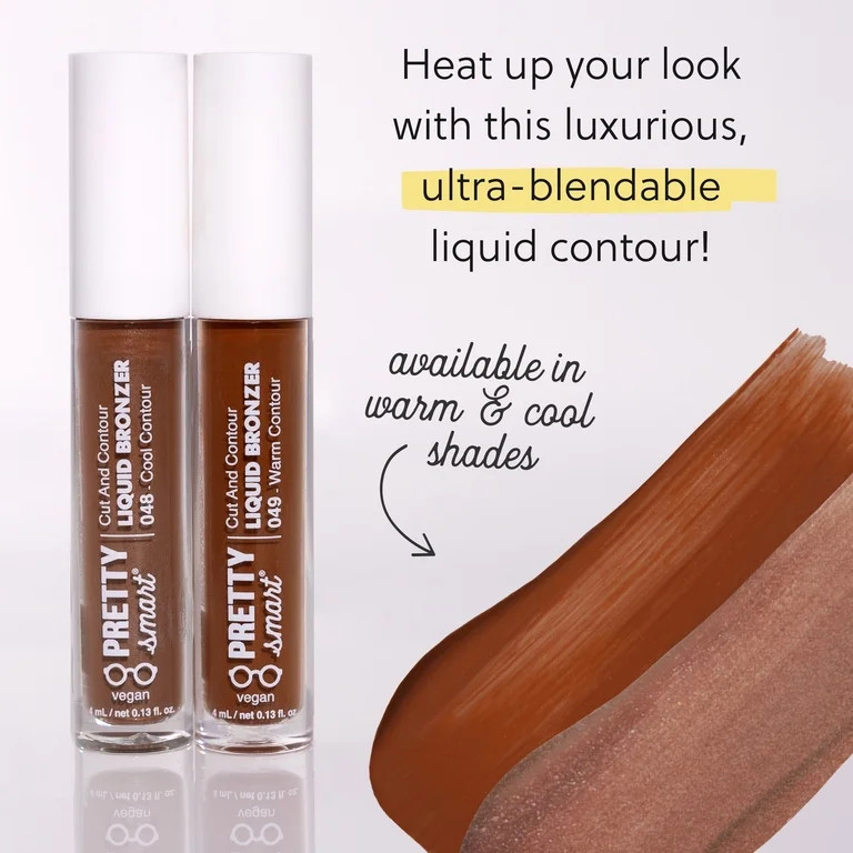Pretty Smart Cut and Contour Liquid Bronzer, Cool Contour, 0.13 fl. oz. | Walmart (US)