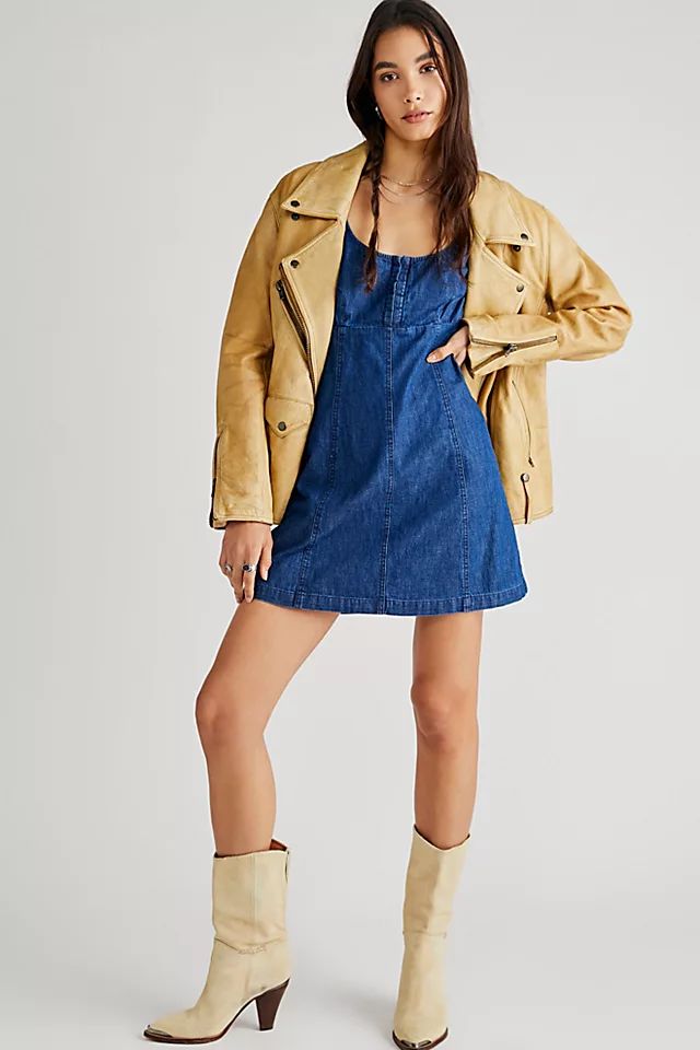 Cheyenne Denim Mini Dress | Free People (Global - UK&FR Excluded)