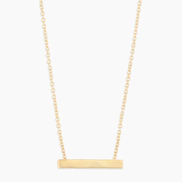 Bespoke Plate Necklace (Gold) | Gorjana