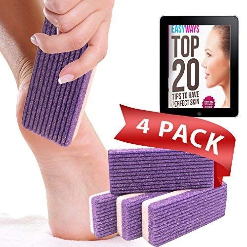 Love Pumice 2 in 1 Pumice Stone for Feet, Hands and Body, (Pack of 4) | Amazon (US)