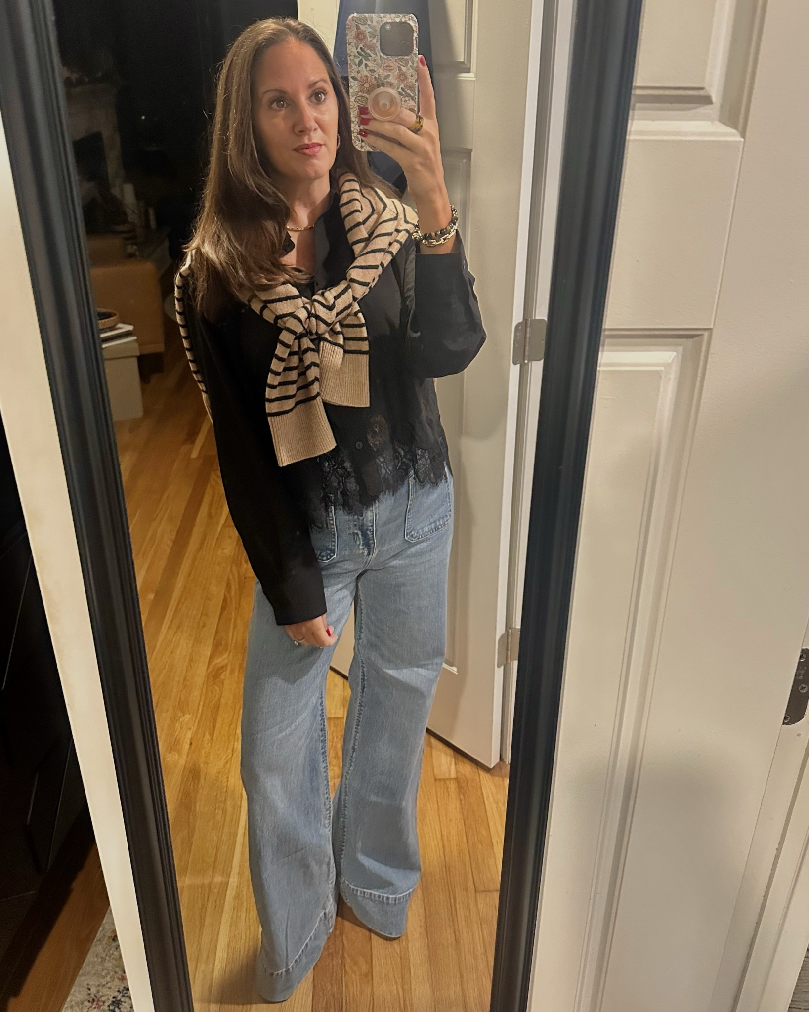 Office look! Just got this black blouse this week and I LOVE the lace on the bottom. Great price/quality! I’m in the M/L. 

#LTKFindsUnder50 #LTKStyleTip #LTKWorkwear