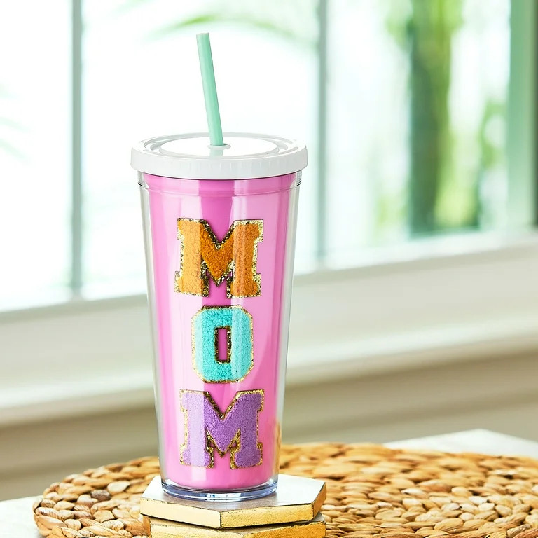 Mother's Day  Pink Mom Patch Tumbler by Way To Celebrate | Walmart (US)