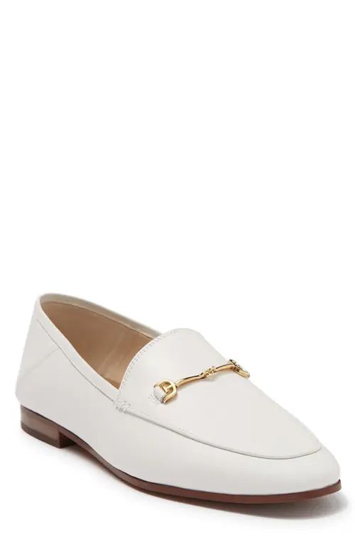 Sam Edelman Loraine Bit Loafer in Bright White Leather at Nordstrom, Size 8 | Nordstrom