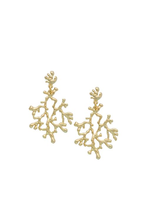 Susan Shaw Coral Branch Earrings | Social Threads