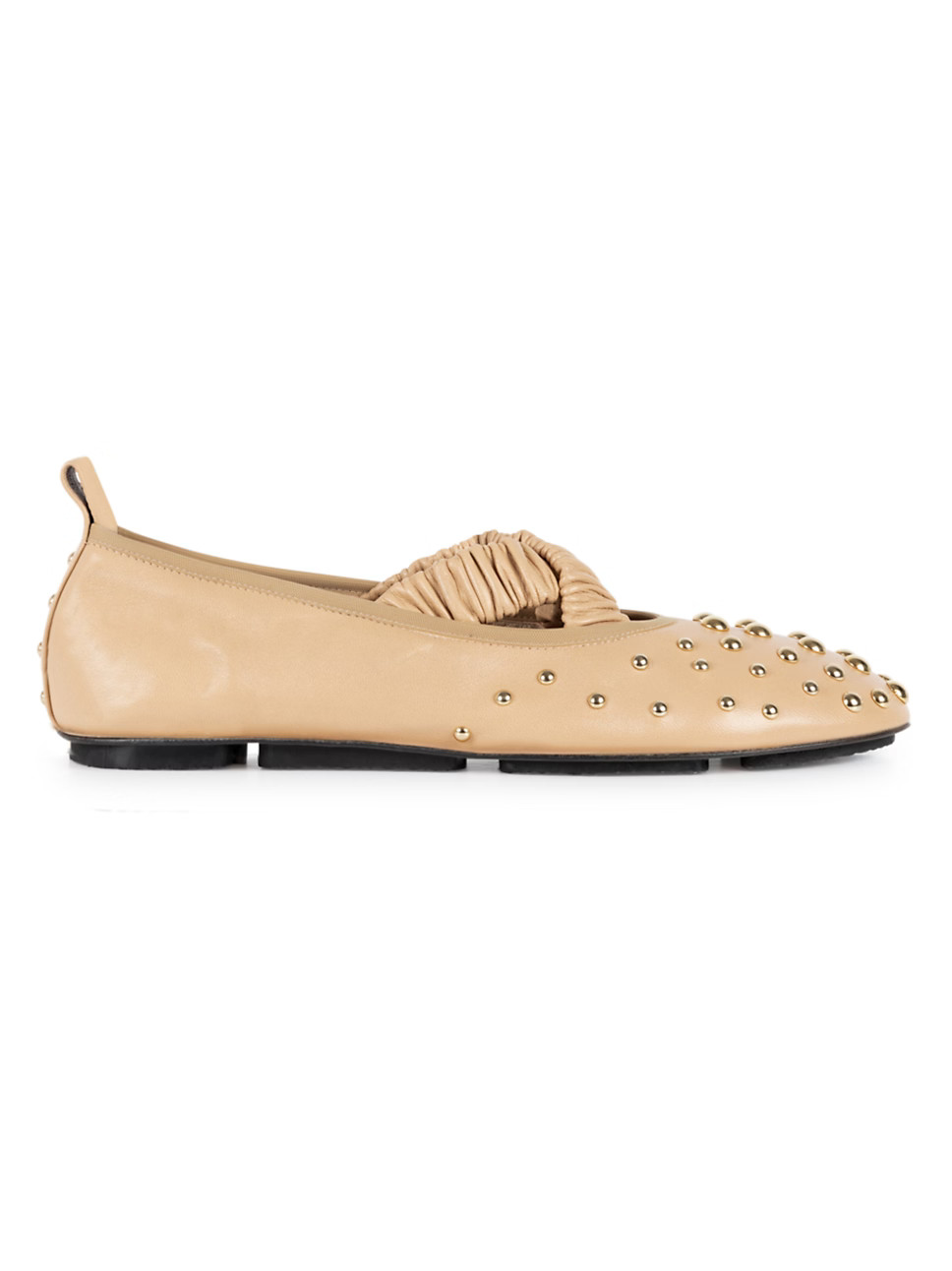 June Studded Leather Ballerina Flats | Saks Fifth Avenue