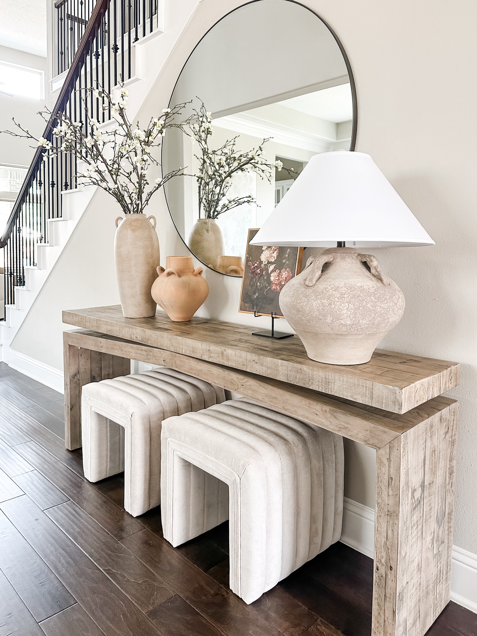 The color of My console is weathered wheat. 

Sale alert at Wayfair!! My entryway table is also found on wayfair and it’s currently on sale!!! It also comes in black! 

#LTKStyleTip #LTKSummerSales #LTKHome