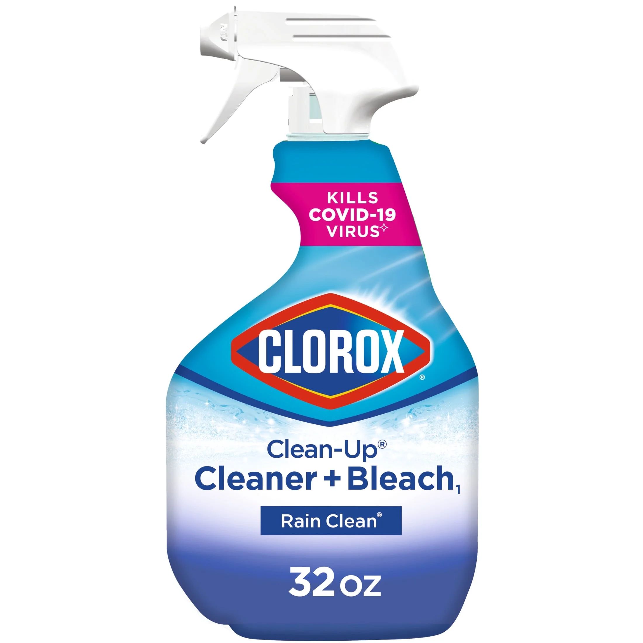 Clorox Clean-Up All Purpose Cleaner Spray with Bleach, Rain Clean, 32 oz | Walmart (US)