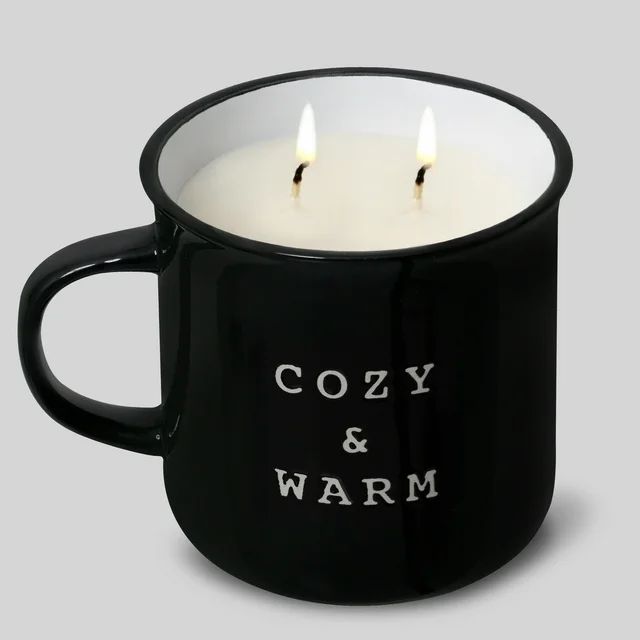 Mainstays Reusable 13oz Cozy & Warm Mug Scented Candle, Hazelnut Cream | Walmart (US)