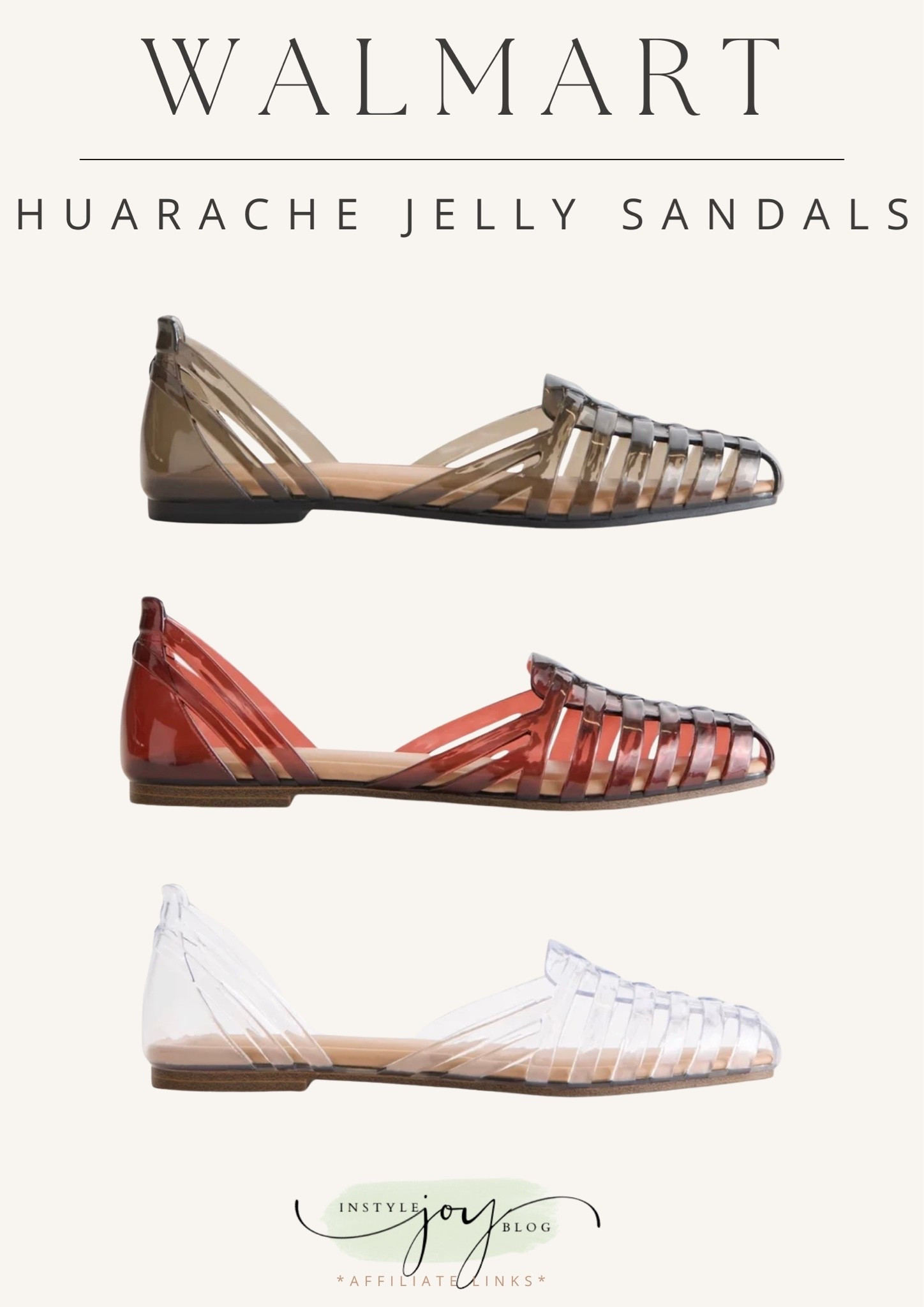 Walmart Huarache Jelly Sandals

#LTKgrwm #LTKSeasonal #LTKTravel