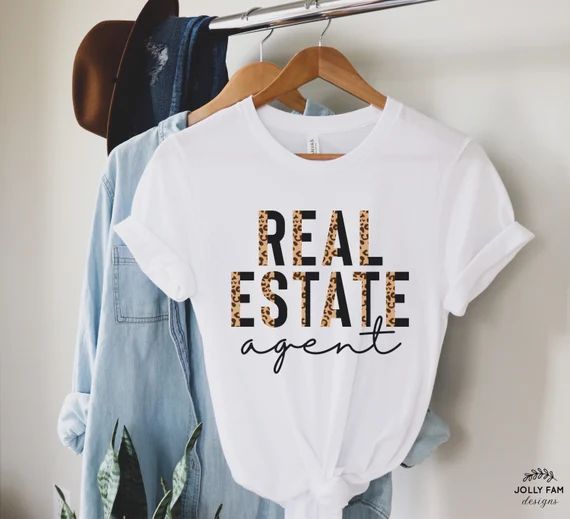 Custom Real Estate Shirt, Real Estate Shirt, Real Estate Shirts, Real Estate Agent, Real Estate G... | Etsy (US)