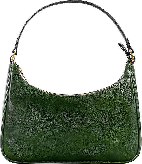 Time Resistance Leather Handbag - Full-Grain Leather Purse for Women – Shoulder Bag Made in Ita... | Amazon (US)