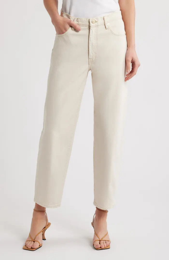 The Candle High Waist Barrel Jeans | Nordstrom Rack