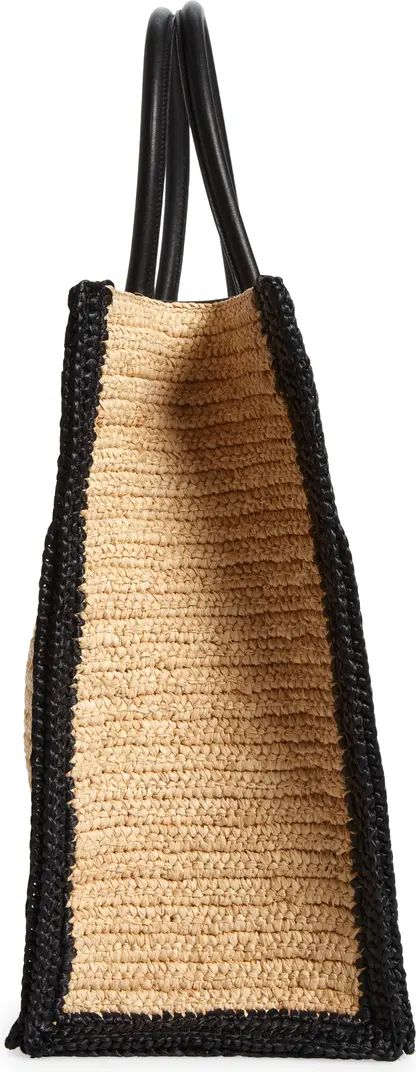 Large Rive Gauche Logo Woven Tote | Nordstrom