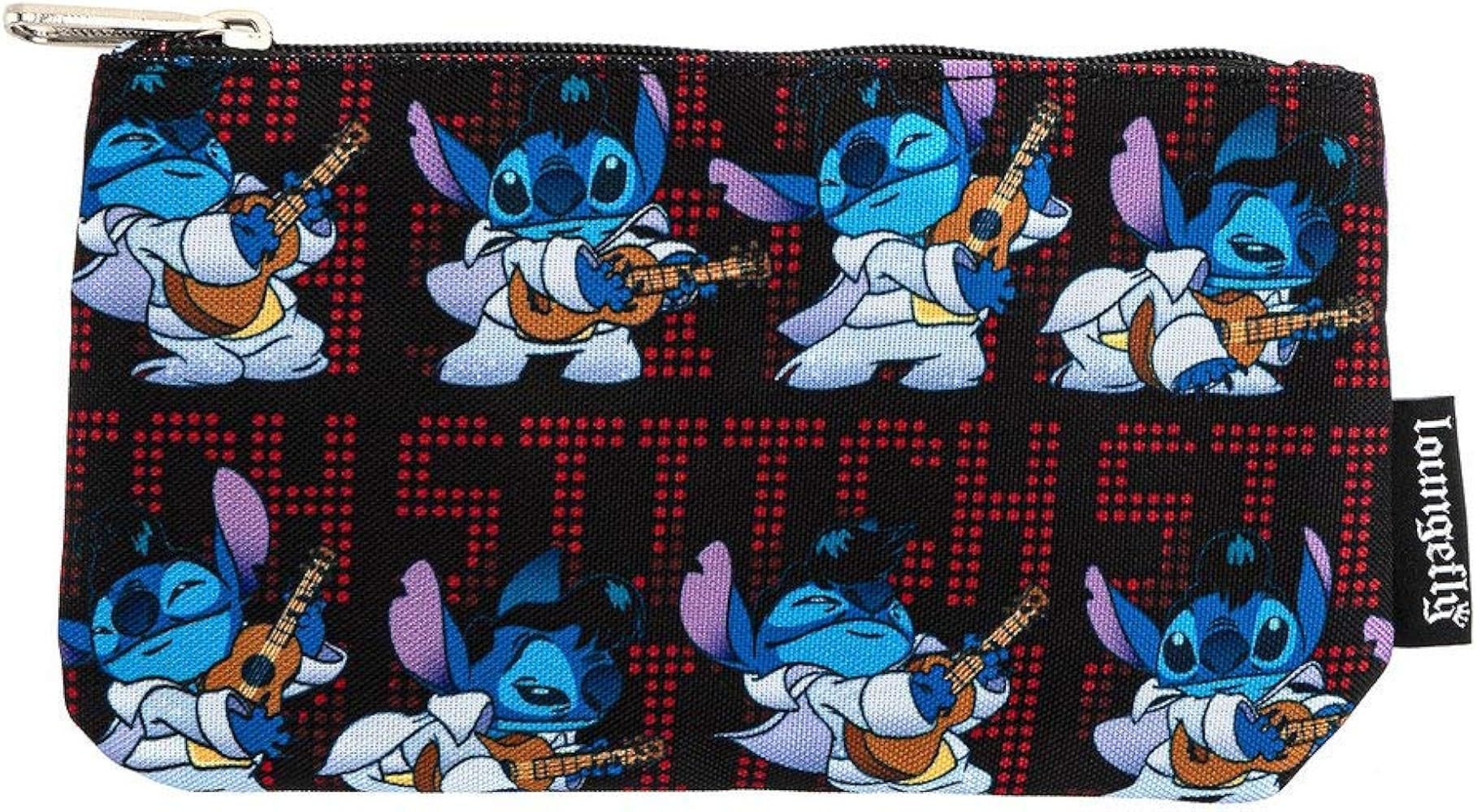 Loungefly X Disney Lilo And Stitch Elvis Nylon Cosmetic Pouch | Amazon (US)