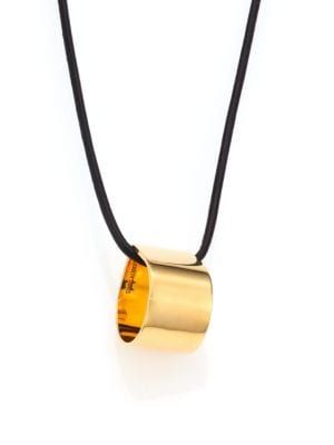 Neri Keaton Leather Pendant Necklace | Saks Fifth Avenue