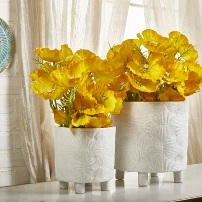 Lower Hounsley 2-Piece Ceramic Pot Planter Set Dakota Fields | Wayfair North America