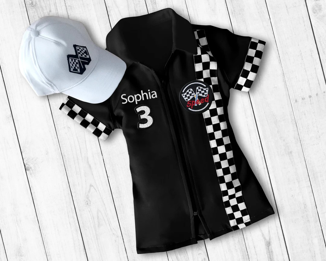 Checkered Dress Two Fast Birthday Custom Race Suit-Race Car Birthday-Halloween Costumes-1st Birth... | Etsy (US)