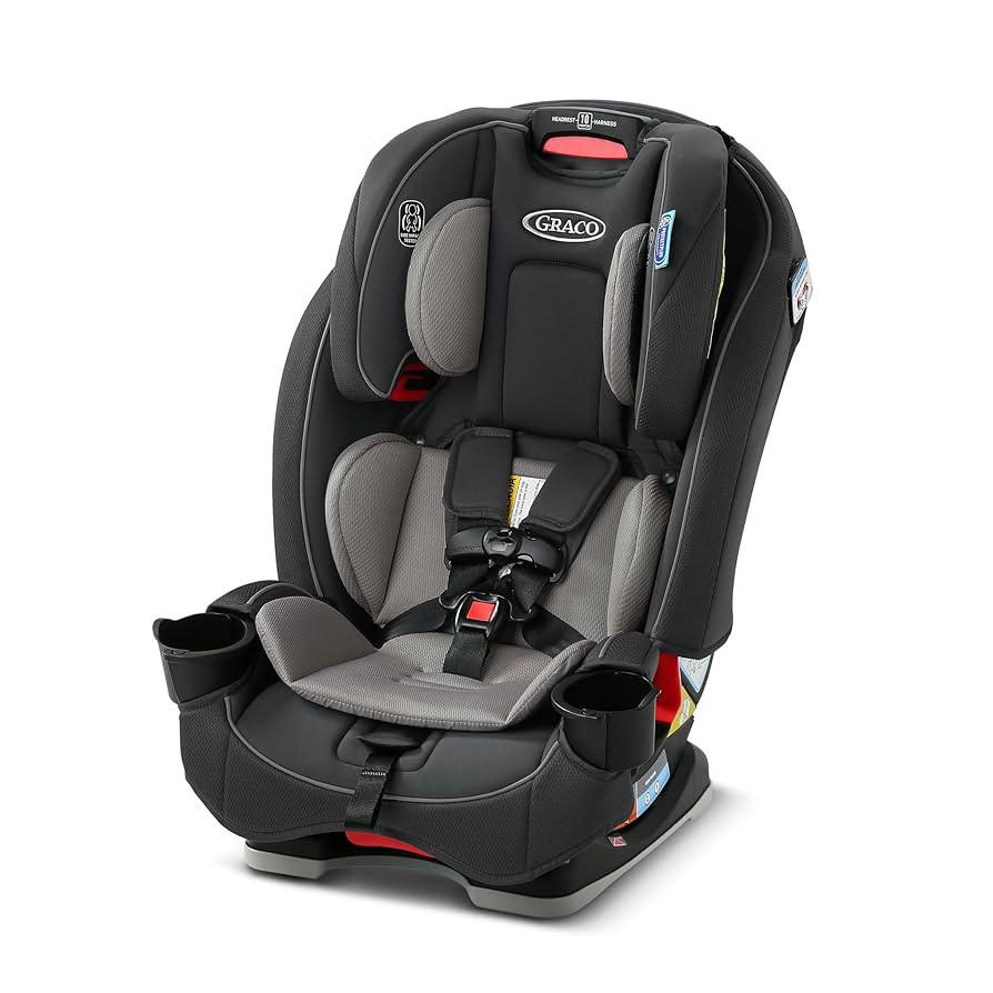 Graco Slimfit 3 in 1 Convertible Car Seat Slim & Comfy Design Saves Space in Your Back Seat, Redm... | Amazon (US)