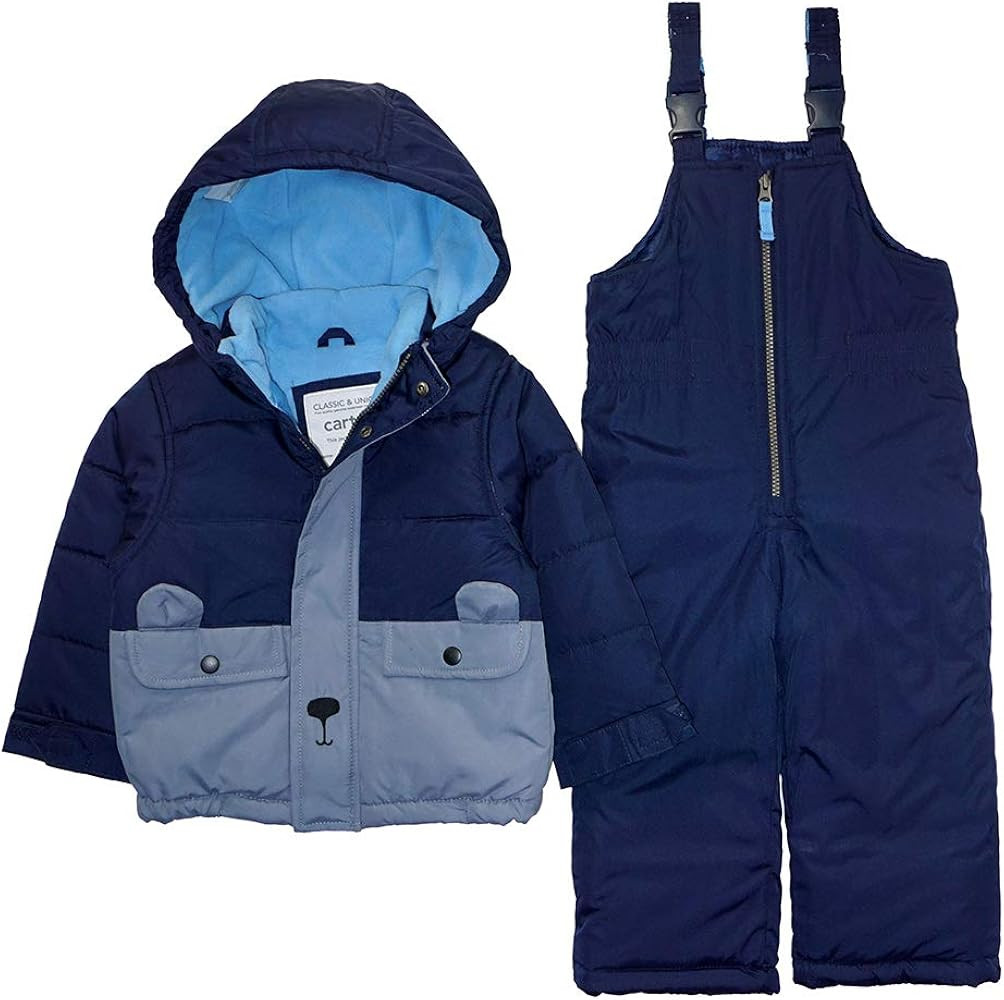 Carter's boys Heavyweight 2-piece Skisuit Snowsuit Set | Amazon (US)