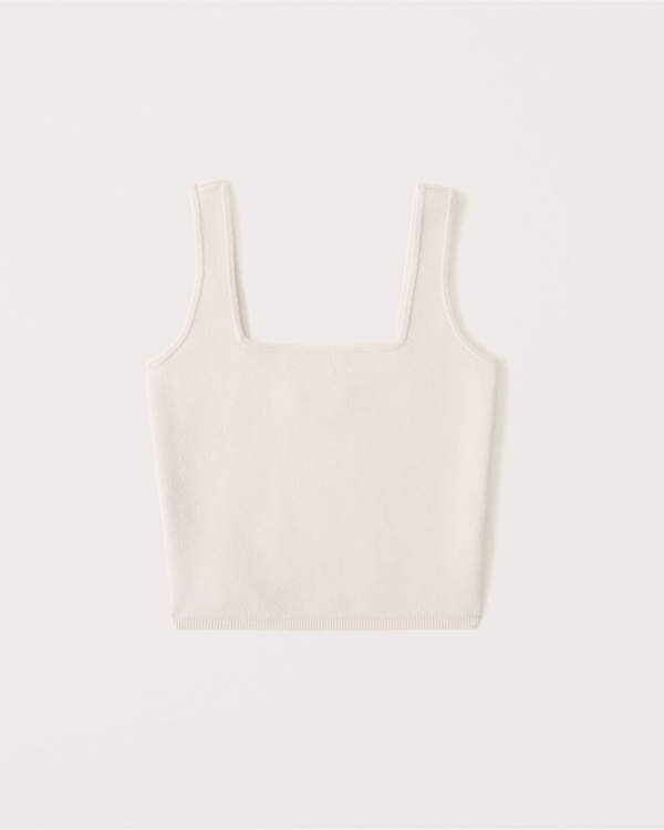 Women's LuxeLoft Squareneck Tank | Women's Up to 40% Off Select Styles | Abercrombie.com | Abercrombie & Fitch (US)
