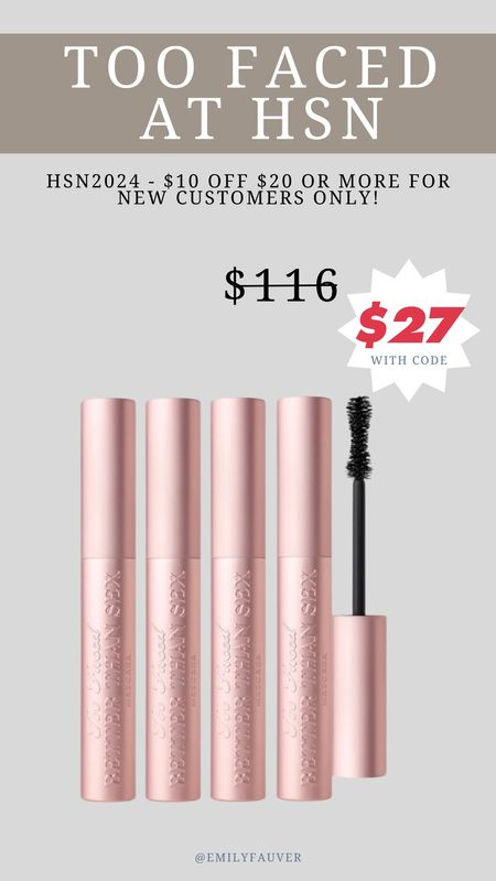 The best makeup deals at HSN

HSN2024 - for $10 off $20 (Valid for new customers only)

@HSN @toofaced
#HSNInfluencer #LoveHSN #ad