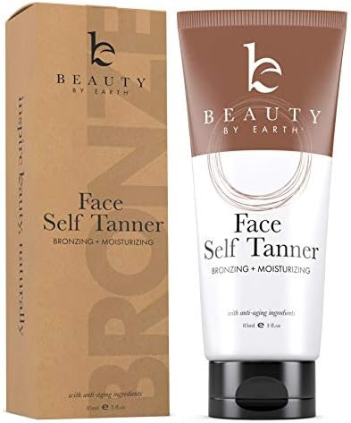 Self Tanner for Face – Face Tanner With Organic Aloe Vera & Shea Butter, Sunless Tanning Lotion... | Amazon (US)