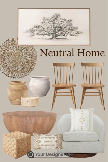 Target, Walmart, Ceramic Planter, Chair, Wall Canwas, Wall Art, Bowl, Ottoman, Woven Cube, Wood Vase, Pillow, Coffee Table, Accent Chair, Plasemat.

#LTKhome