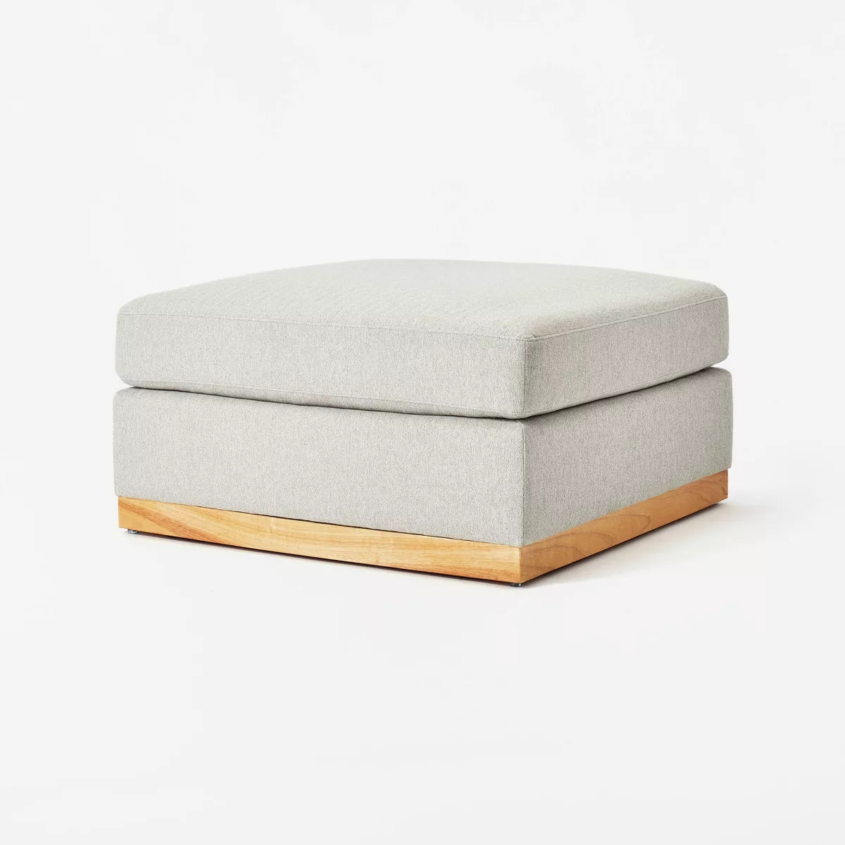 Woodland Hills Modular Sectional Ottoman Light Gray - Threshold™ designed with Studio McGee | Target