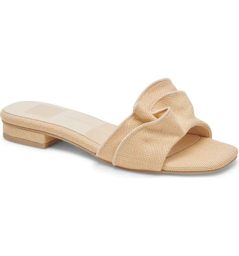 Alumni Raffia Slide Sandal (Women) | Nordstrom