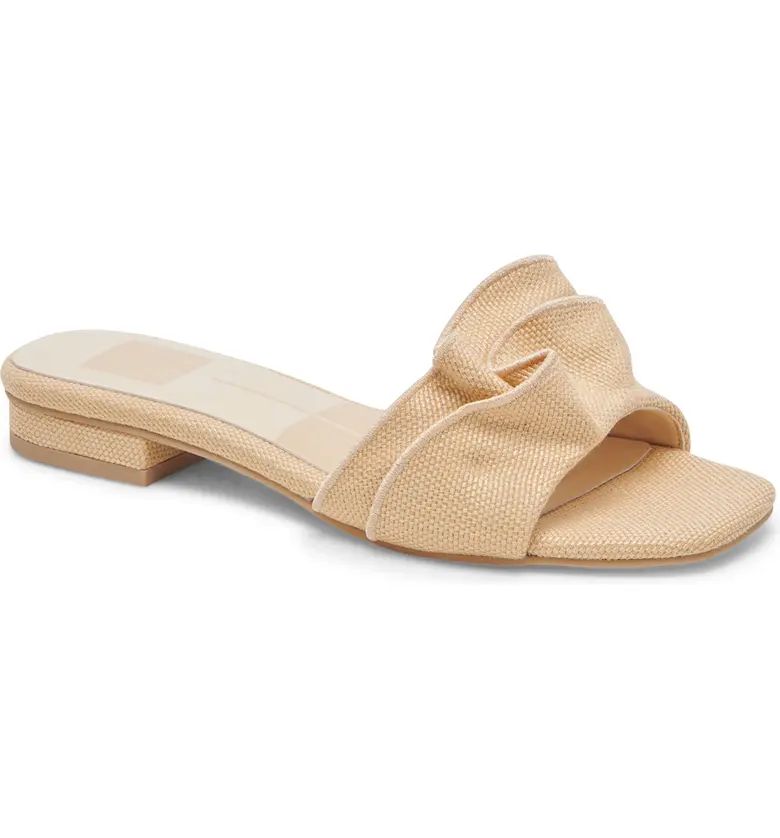 Alumni Raffia Slide Sandal (Women) | Nordstrom