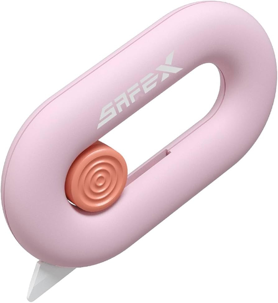 Box Cutter Retractable, Box Opener, Ceramic Box Cutter, Built-In Magnetic, Mini Box Cutter, Safet... | Amazon (US)