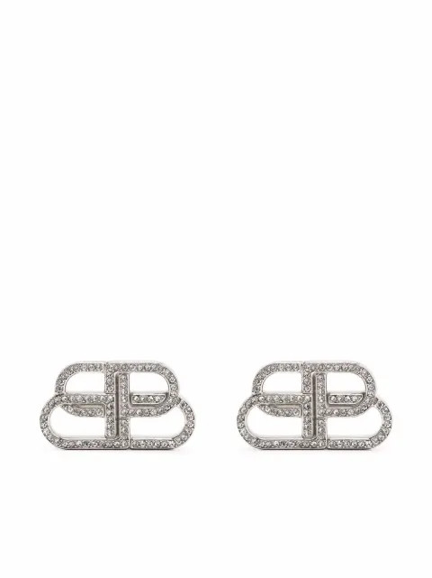 Balenciaga BB Stud Earrings - Farfetch | Farfetch Global