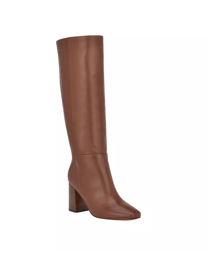 Women's Arista Block Heel Square Toe Dress Boots | Macy's