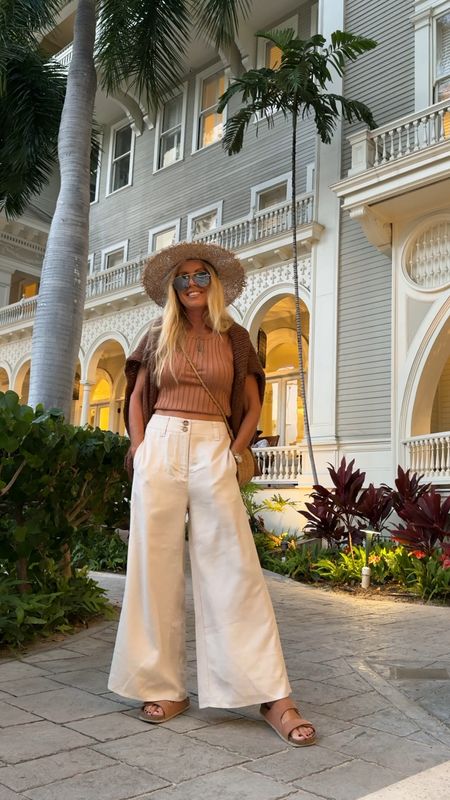 Obsessed with these pants! So comfy, linen , with pockets, perfect for travel! Use  BLONDEBEACHVIBESSC15 for 15% off on Salty Crush 

#LTKStyleTip #LTKOver40 #LTKVideo