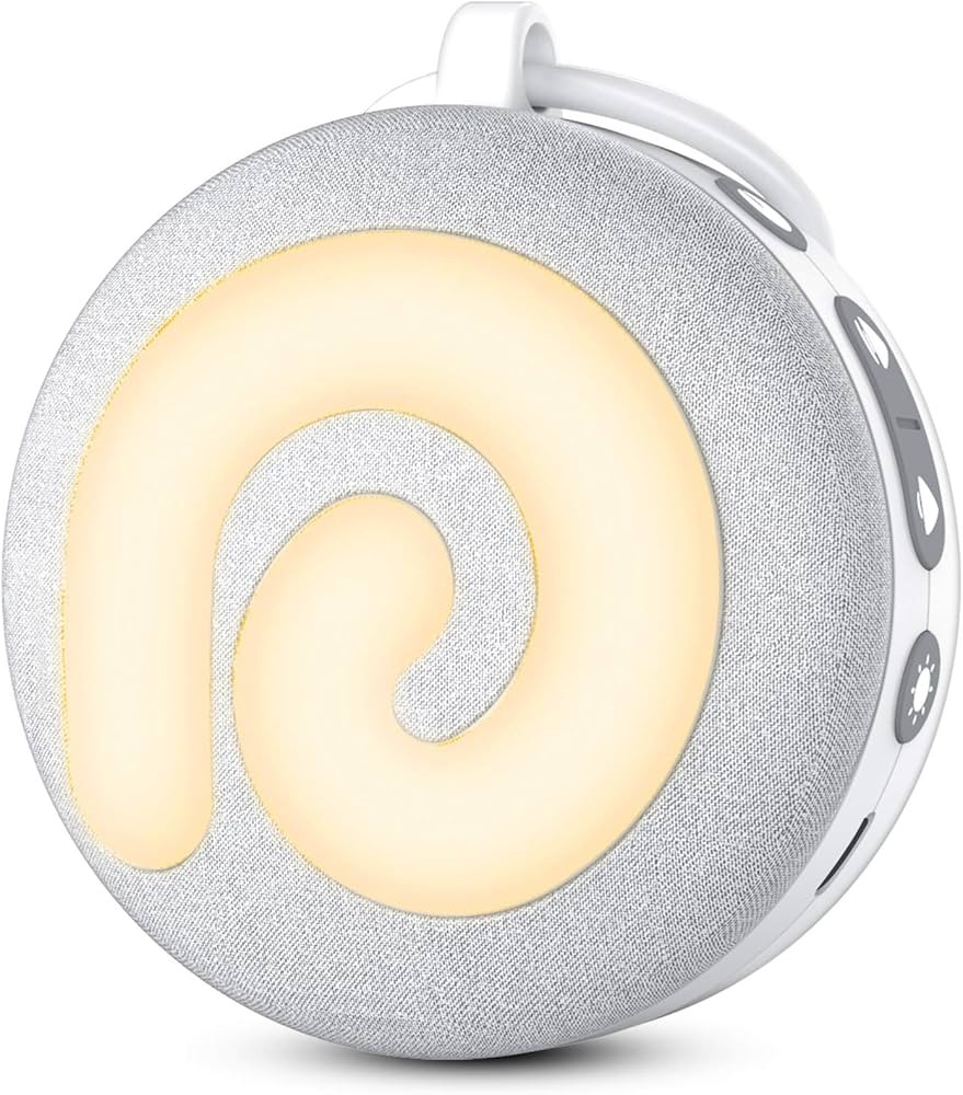 White Noise Machine - Dreamegg Portable White Noise Machine for Baby Sleeping with Night Light, N... | Amazon (US)