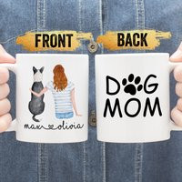 Personalized Dog Mug, Custom Mug , Mom Coffee Lover Pet Gift, Cup, Gifts | Etsy (US)