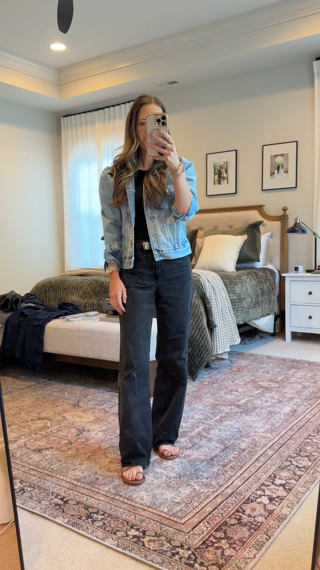 My favorite Abercrombie jeans styled with a fitted black tee, denim jacket, and simple sandals. Easy casual mom outfit that feels classic without trying too hard — perfect for errands, kid activities, weekend plans, or a simple summer capsule look.

#LTKootd #LTKgrwm

#LTKSeasonal